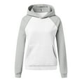 thumbnail image 3 of Xcmzpl Women's Hoodies Plus Size Solid Color Hooded Sweatshirt Lightweight Sweater Tops Tunic Long Sleeve Shirts Early Fall Fashion, 3 of 4