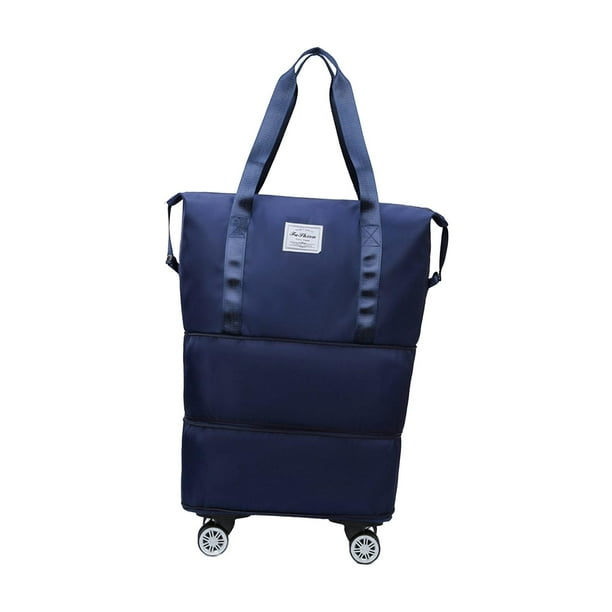 Bolsa de lona impermeable plegable expandible para Fitness para exteriores azul oscuro perfecl