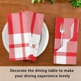 thumbnail image 7 of GZHJMY Santa Claus Check Cloth Napkins Set of 4 Pack, Washable Soft Table Dinner Napkins 20 inch for Kitchen, Hotel, Party, Wedding Washcloths, 7 of 7