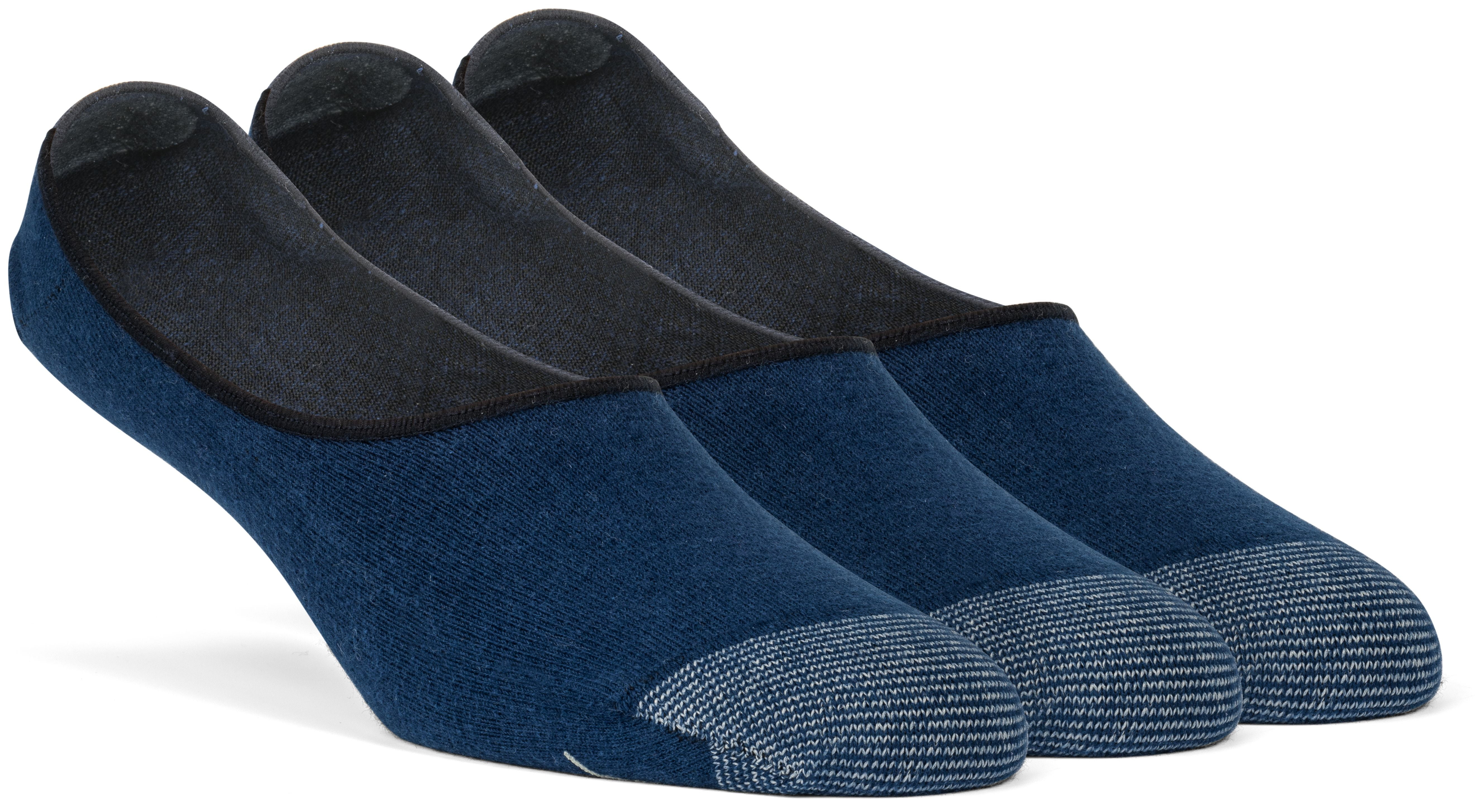 Men's Cotton Super Soft No Show Liner Socks - 3 Pairs - Walmart.com