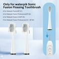 thumbnail image 2 of shiyou-3 Count Soft Nylon Toothbrush Heads for Waterpik Electric Toothbrush Replacement Heads, 2 of 4