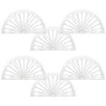 thumbnail image 4 of 6 piezas de servilleta transparente de servilleta semicírculo soporte de servilleta decorativa de soporte decorativo, 4 of 7
