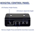 thumbnail image 2 of ERGOMAKER Single Motor Standing Desk Frame，19.6x 40.9x 28 Inches，Electric Adjustable Standing Computer Desk for Home and Office-Black, 2 of 6