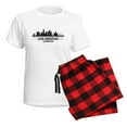 thumbnail image 5 of CafePress - Los Angeles Skyline Women's Light Pajamas - Women's Short Sleeve Print T-Shirt and Pants Light Cotton Pajama Set, 5 of 7