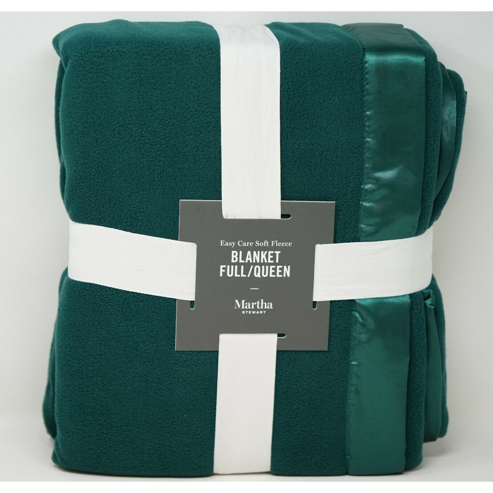 Martha Stewart Collection Super Soft Fleece Blanket FULL / QUEEN