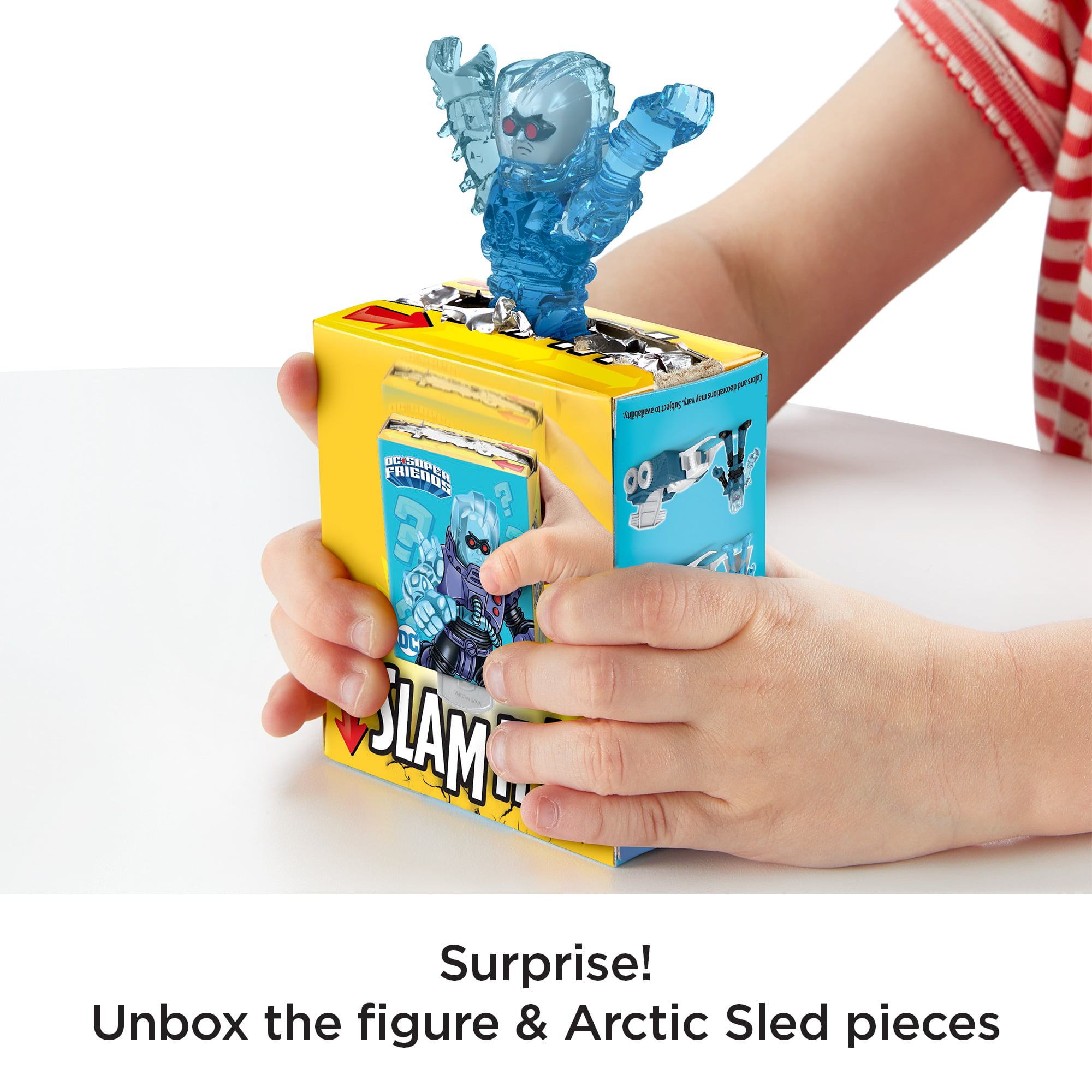 New Fisher-Price Imaginext Slammers Ice with Artic Sled DC Super Friends 