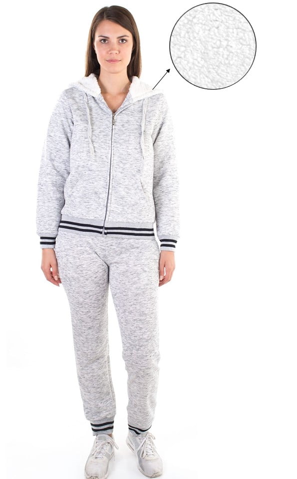 fur lined hoodie womens