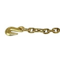 thumbnail image 4 of eRatchet 2" Tie-Down Ratchet Straps w/ Chain Extension & RTJ Cluster Hooks | 10,000 Lbs. Breaking Strength | Heavy Duty Cargo Straps for Flatbed, Trucks, and Trailers (2 Pack) (10 FT, Yellow), 4 of 9