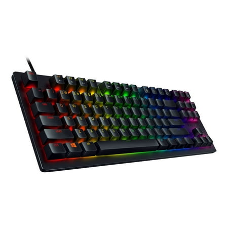 Razer Blackwidow Tournament Edition Chroma V2 Esports Gaming Keyboard Ergonomic Wrist Rest Tenkeyless Design Razer Green Mechanical Switches Tactile And Clicky Brickseek