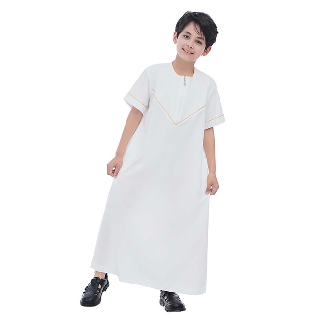 Hauts Décontractés pour Garçons, Tunique Longue pour Usage Quotidien - Vêtements de Mode pour Garçons, Robe à Manches Longues pour Enfants
