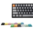 thumbnail image 2 of YESTUNE 100pcs Mixded Color PBT Shine Through Keyset 1U DSA Profile Keycap Set for Cherry MX Switches Mechanical Keyboard, 2 of 16