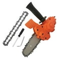 thumbnail image 1 of LOVIVER Supports Portables 4 Pouces Poignée Confortable avec Clé Perceuse Électrique Orange, 1 of 8