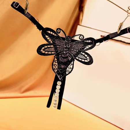 

uikmnh Women Lace Briefs Hollow Out Panties Crochet Lace Up Panty Thongs G String Lingerie Underwear