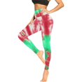 thumbnail image 3 of WXLWZYWL Seamless Workout Leggings for Women High Waisted Scrunch Yoga Gym Exercise Running Fitness Active Multicolour Tie-Dye Leggings Butt Lift Shapewear Leggings Workout Tights, 3 of 5