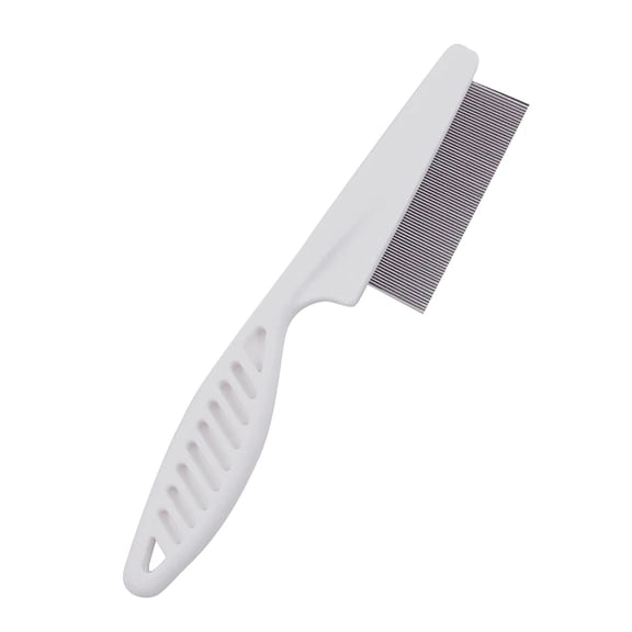 Pet Stainless Steel Flea Comb - Large Size (Approx. 7In) For Cat Grooming, Effective In Removing Fleas, Dirt, And Tangles From Cat Fur, Suitable For Daily Cat Grooming At Home Or