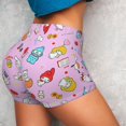 thumbnail image 4 of Saiise Sanrio Print Workout Shorts for Women Gym Yoga Running Sport Active Exercise Fitness Shorts-Medium, 4 of 8