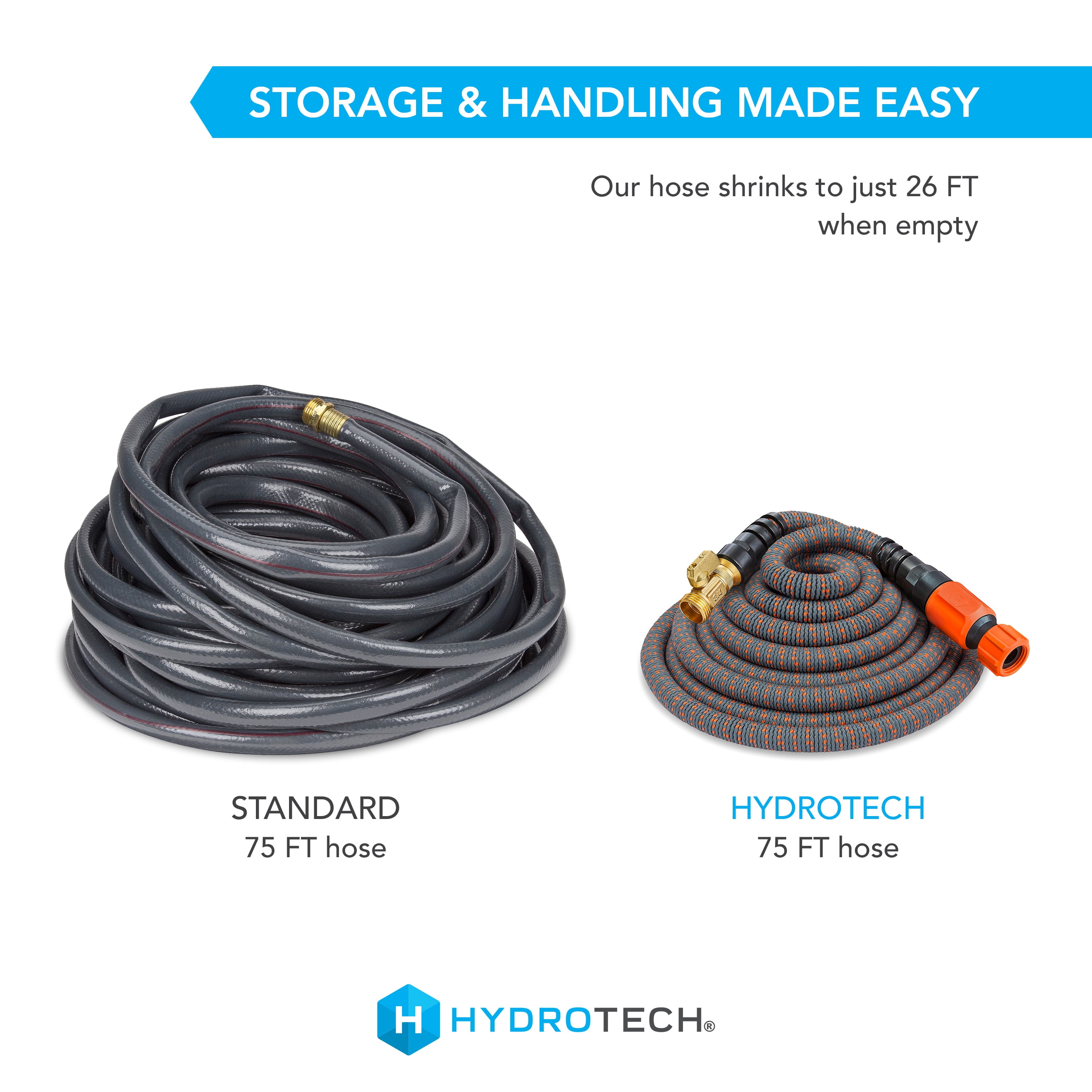 HydroTech 5/8 in. Diameter x 75 ft. Expandable Burst-Proof Hose