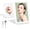 Bright White, variant on PETGLE Rechargeable Travel Makeup Mirror with Lights and 10X Magnifying Mirrors, Portable Lighted Vanity Mirror with 80 Led,2000mAh Battery,3 Color Lighting,Touch Dimming,Tabletop Light up Mirror