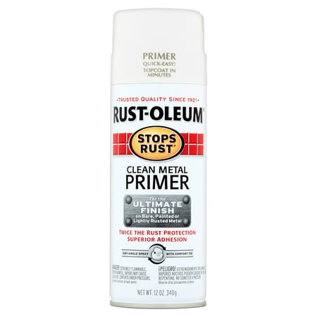 (3 Pack) Rust-Oleum Stops Rust Clean Metal Primer Spray, 12