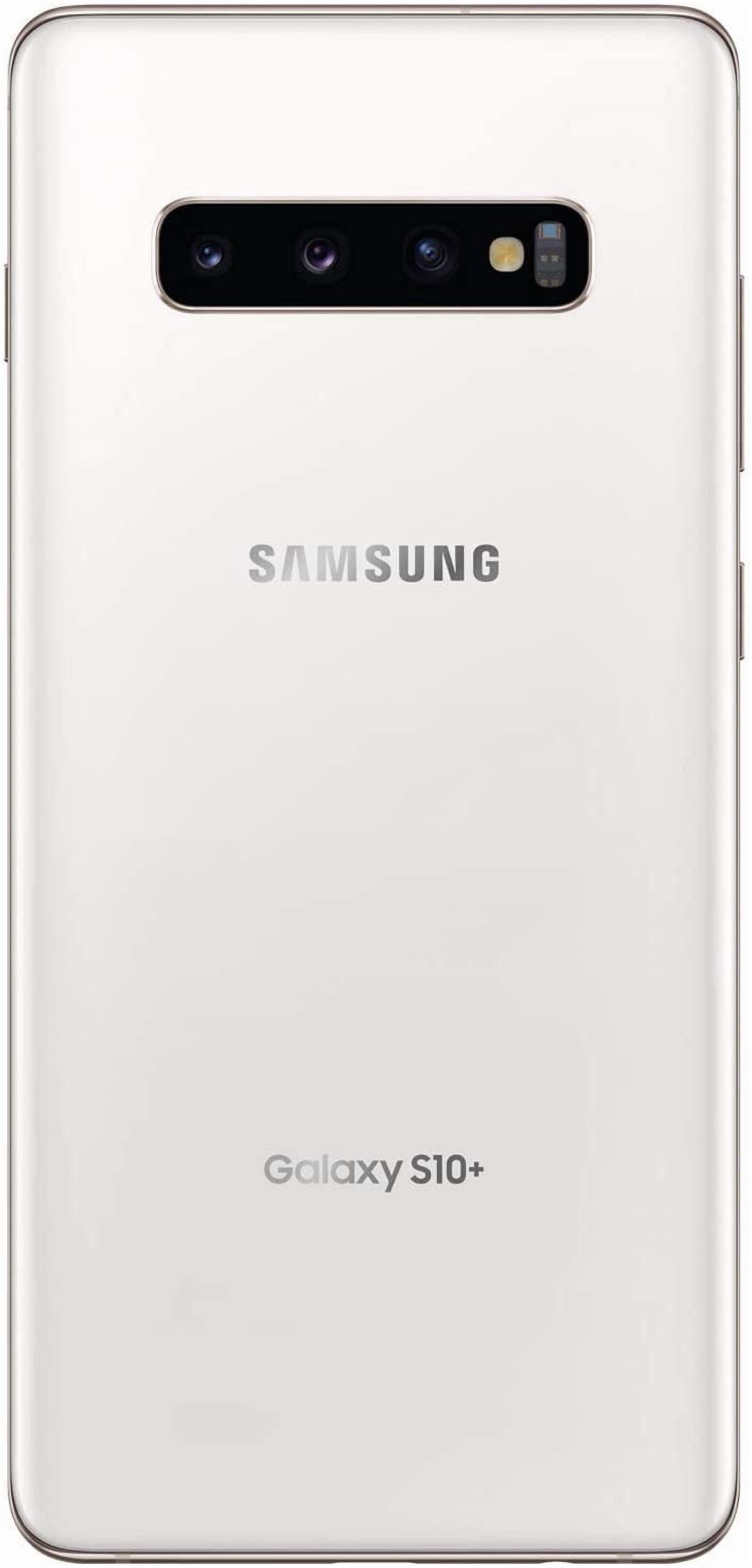 Pre-Owned Samsung Galaxy S10+ Plus - SM-G975U1 - Unlocked - 128GB White (Like New)