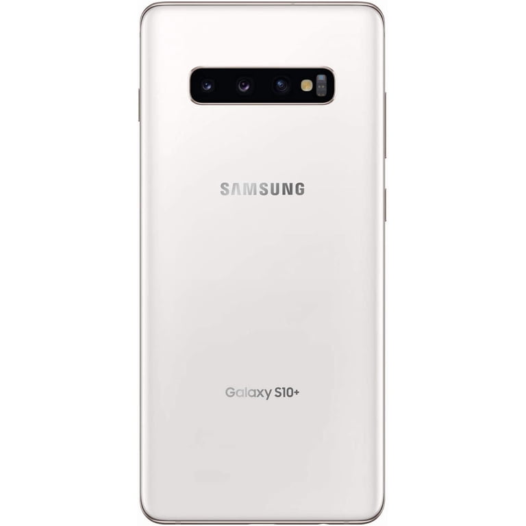 Samsung Galaxy S10+ Plus, 128GB White, Factory Unlocked