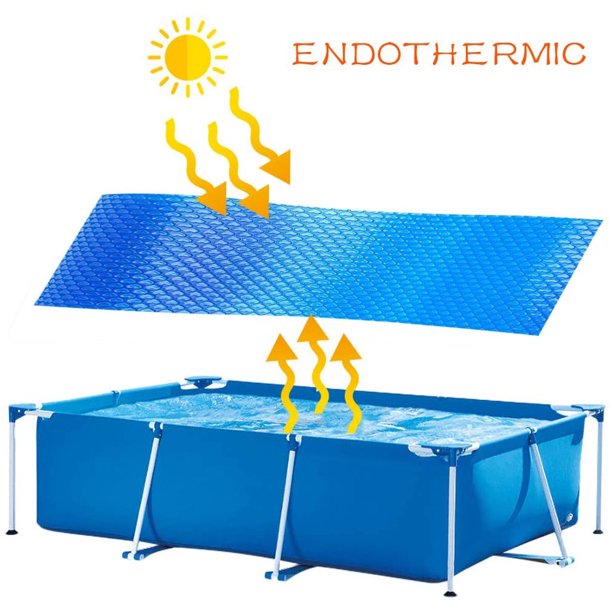 Deportes Acuáticos Cubierta de piscina al aire libre a prueba de polvo piscinas de tela tapete de cubierta de aislamiento rectangular Ehuebsd Para Estrenar