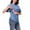 Blue, variant on purcolt Women's Nursing Tops for Breastfeeding Maternity Shirts Double Layer Postpartum Tee Shirt Pregnancy Clothes