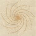 thumbnail image 1 of Ahgly Company Machine Washable Indoor Square Transitional Moccasin Beige Area Rugs, 4' Square, 1 of 7