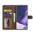 thumbnail image 4 of Allytech Galaxy Note 20 Ultra Case, PU Leather Folio Flip Folding Stand Mangetic Closure Shockproof Credit Cards Slots Full Protection Wallet Case Cover for Samsung Galaxy Note 20 Ultra, Brown, 4 of 6