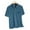 Blue, variant on HomeGardon Mens Shirts Turn Down Collar,Plus Size Shirts for Men Men's Short Sleeved Solid Color Ice Silk Shirt Short Sleeved Lapel Top,M-XXXXXL