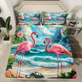 thumbnail image 2 of Erosebridal Girly Pink Axolotl Full Sheet Sets, Underwater World Bedding Full Size, Cartoon Animal Decor, 2 of 7