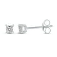 thumbnail image 2 of 3/8 Carat tw Cubic Zirconia Princess Cut Stud Earrings in 925 Sterling Silver Jewelry, 2 of 5
