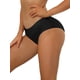 thumbnail image 4 of INSPIRAR CHIC Bragas para Mujeres Sin Forro Ropa Interior Cómoda Sin Marcar Cintura Elástica Breve L Negro, 4 of 4