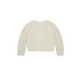 thumbnail image 2 of Wonder Nation Toddler Girls Cable Knit Sweater, Sizes 12M-5T, 2 of 5