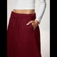 thumbnail image 4 of Pantalones Deportivos de Pierna para Mujer, Holgados, con Cordón, de Cintura Alta y Bolsillos Rojo L, 4 of 10