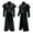Black, variant on Tejiojio Coats Clearance Men's Fashion Coat Windbreaker Gothic Style Jacket Men's Retro Coat