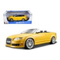 Audi RS4 Convertible Red 1/18 Diecast Model Car by Maisto