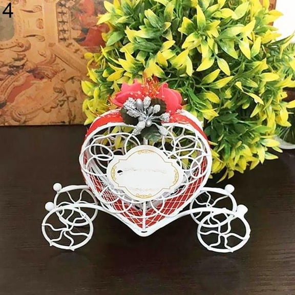 AYYUFE Heart Carriage Couch Sweets Chocolate Candy Box Wedding Party Favours Gift Box