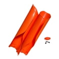 thumbnail image 2 of DYNWAVECA 2Pcs Shock Absorber Guard Front Fork Guard Cover Boot Protective Cover Compatible Replacement for TC125/250 Orange, 2 of 10