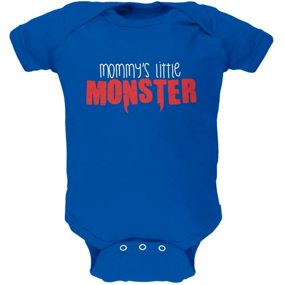 Mommy's Little Monster Royal Soft Baby One Piece - 9-12 months