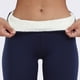 thumbnail image 3 of Gibobby Leggings estampados Mujer Ropa Invierno Extra Gruesa Prendas Abrigo para Mujer Leggings Felpa Y Engrosados Pantalones Cálidos Elásticos Talle para Mujer Pantalones Algodón（Azul marino， M), 3 of 5