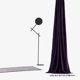 thumbnail image 3 of Ningye Zi Light Luxury Velvet Curtains Dark Purple Curtains for Living Dining Room Bedroom Full Blackout Velvet Curtains Custom, 3 of 5