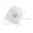 thumbnail image 3 of ColoMX Bebé Sombrero Sombrero Niños Niños Sun Hat Baby Sombrero Sombrero Bebé Bonnet Foto Prop, 3 of 7