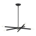thumbnail image 4 of 47003-04 Livex Lighting Soho - 6 Light Small Chandelier-23.25 Inches Tall and 20 Inches Wide, 4 of 14