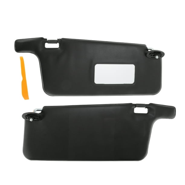 Conjunto de viseras interiores Unique Bargains adecuado para Honda Civic 1996-2000 1.6L L4, viseras del sol izquierda y derecha, pieza de repuesto negra No.83230-S01-A32ZC/83280-S01-A32ZA