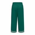 thumbnail image 7 of iHPH7 Capris Pants for Women Cotton Linen Casual Summer 2026 Straight Wide Leg Loose Drawstring Elastic Waist Cropped Trouser (S-3XL), 7 of 7