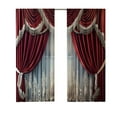 thumbnail image 3 of Xuniizn Blackout Curtains for Bedroom Thermal Insulated - Polyester Black Out Curtains 2 Panels Set Room Darkening Window Curtains for Living Room, 3 of 4