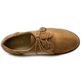 thumbnail image 6 of Ollio Women's Classic Flat Shoes Lace Up Faux Suede Oxfords ZM2910, 6 of 6