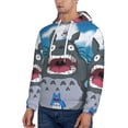thumbnail image 4 of Totoro Trendy Cartoon Men'S Fleece Hooded Hoodie, hoodies for women men with pockets,Fall Fashion 2025 Pullover Sweaters Winter Clothes, 4 of 9