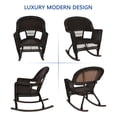 thumbnail image 6 of Pemberly Row Wicker Rocker Chair in Black (Set of 2), 6 of 8